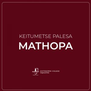 Keitumetse Palesa Mathopa