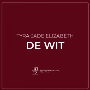 Tyra-Jade Elizabeth De Wit