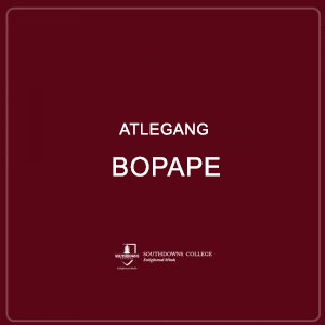 Atlegang Bopape