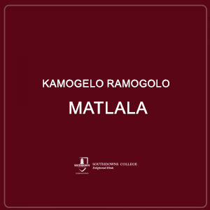 Kamogelo Ramogolo Matlala