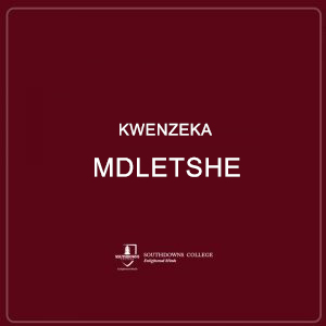 Kwenzeka Mdletshe