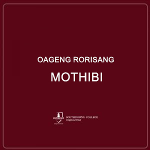 Oageng Rorisang Mothibi