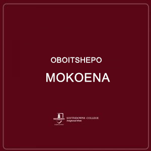 Oboitshepo Mokoena