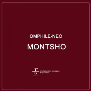 Omphile-Neo Montsho