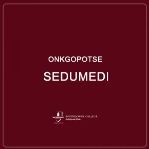 Onkgopotse Sedumedi