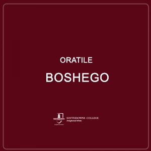 Oratile Boshego