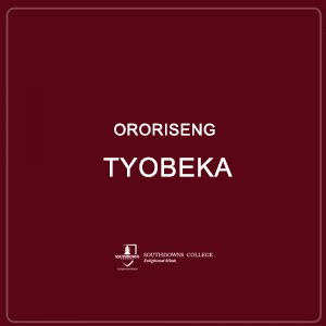 Ororiseng Tyobeka