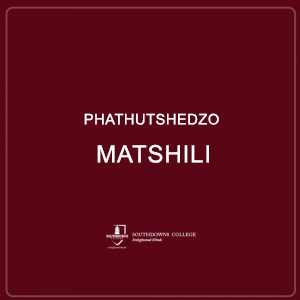 Phathutshedzo Matshili