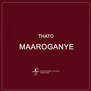 Thato Maaroganye