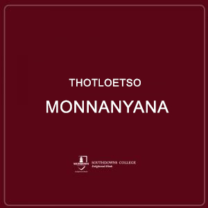 Thotloetso Monnanyana