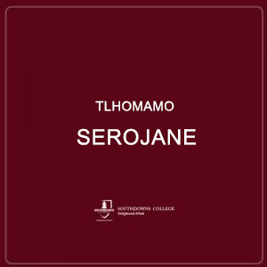 Tlhomamo Serojane