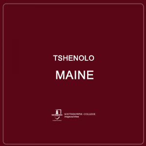 Tshenolo Maine