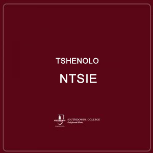 Tshenolo Ntsie