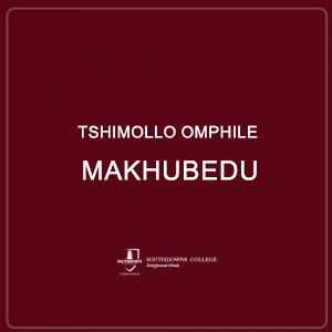 Tshimollo Omphile Makhubedu